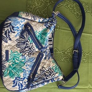 Vera Bradley Retired Santiago Print Shoulder Bag